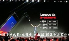 数字加密货币比较：比特币、以太坊、瑞波币与